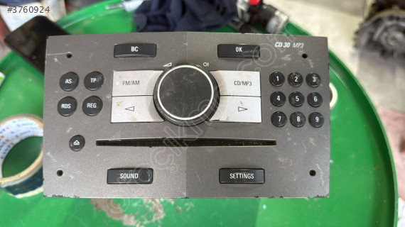 Opel astra h çıkma orjinal cd çalar teyp 4000