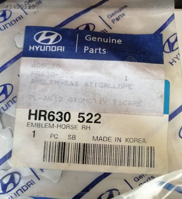 HR630 522 HYUNDAI GALLOPER AMBLEM