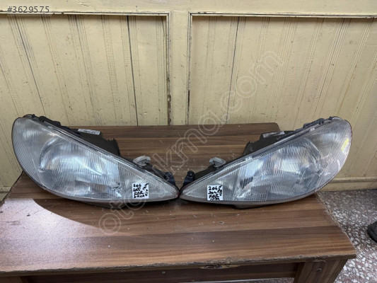 PEUGEOT 206 SAĞ FAR , PEUGEOT 206 SOL FAR ORJINAL ÇIKMA