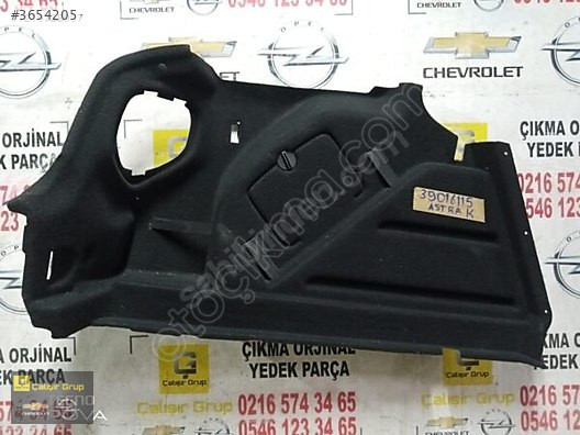 OPEL ASTRA J SOL ARKA BAGAJ KAPLAMASI OEM 39016115 ÇIKMA SÖKME Y
