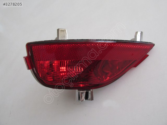 DACIA SANDERO- 16/19; ARKA TAMPON REFLEKTÖRÜ SOL KIRMIZI (PLEKS