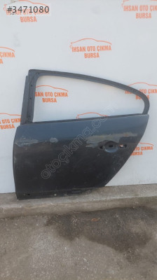 Megane 3 sol arka kapı siyah orijinal