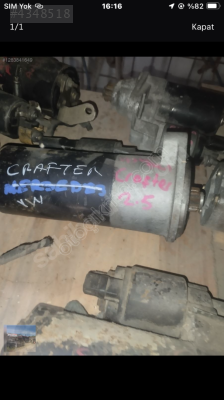 Volkswagen crafter 2.5 marş dinamosu