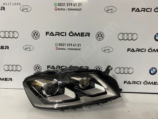 VW PASSAT B7 ÖN SAĞ FAR LEDLİ MERCEKLİ FAR SIFIR