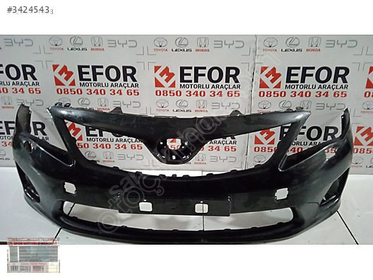 TOYOTA COROLLA ORJİNAL ÇIKMA ÖN TAMPON 07+