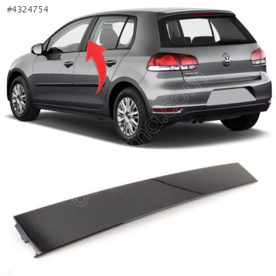 Vw Golf 6 Sol Arka Kapı Direk Kaplaması 2009-2013 5K6839901B