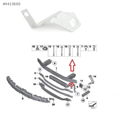 ÖN TAMPON BRAKETİ SAĞ ( ALÜMİNYUM ) F10 2010-SIFIR 51647247666