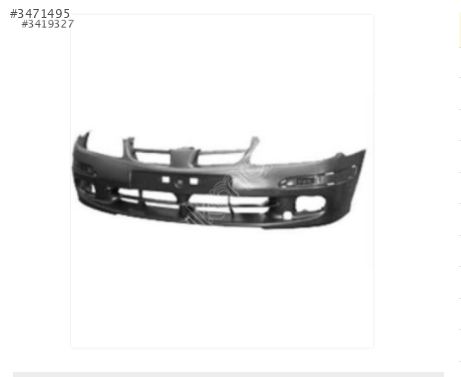 NISSAN ALMERA ÖN TAMPON 2000-2002.