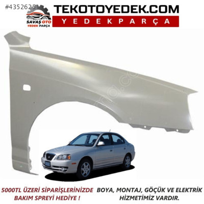 ELANTRA ÖN ÇAMURLUK (DELİKLİ) SAĞ SOL 2003 VE ÜZERİ / KAMPANYA