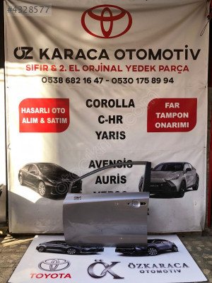 2019-2025 TOYOTA COROLLA ÇIKMA ORİJİNAL SOL ÖN KAPI