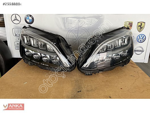 MERCEDES 205 KASA C CLASS FULL LED TAKIM SAĞ SOL ÖN FAR ÇIKM