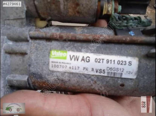 POLO FABİA 1.2-1.4 MOTOR SÖKMESİ 10 DİŞ MARŞ MOTORU 02T911023S