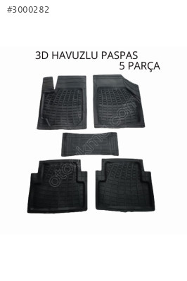 Carmat Citroen C-elysee 3d Havuzlu Paspas Takımı