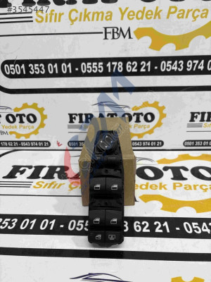 BMW 5 SERİSİ DÖRTLÜ CAM AÇMA CAM DÜĞMESİ 61319241956
