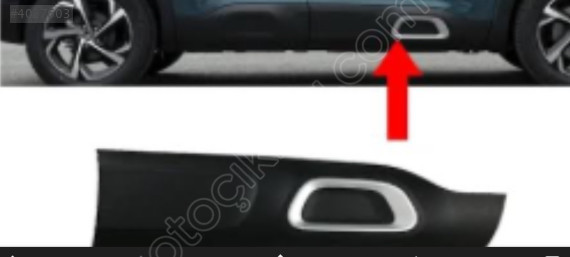 citroen c5 aircross yan kapı koruyucu Sağ 8545 S5