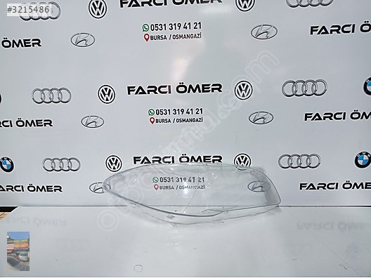 BMW F10 SAĞ FAR CAMI SIFIR