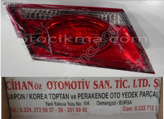 CHEVROLET CRUZE İÇ STOP SAĞ SOL 2008..,.,,,