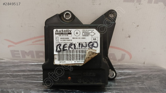 9803916880 AA - 626181200 - CEM01 Berlingo Partner Airbag Beyni