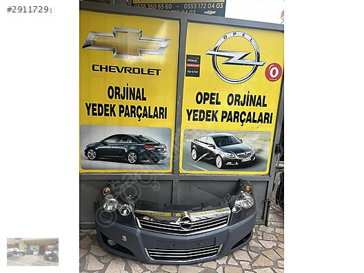 Opel astra h dolu ön tampon sağ sol takım farlar ORJİNAL OTO