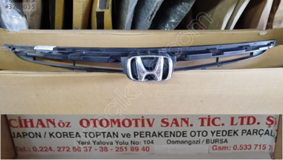 HONDA CIVIC PANJUR ALT PLASTİK  2006-2009 FD6 71121-SNL-T01