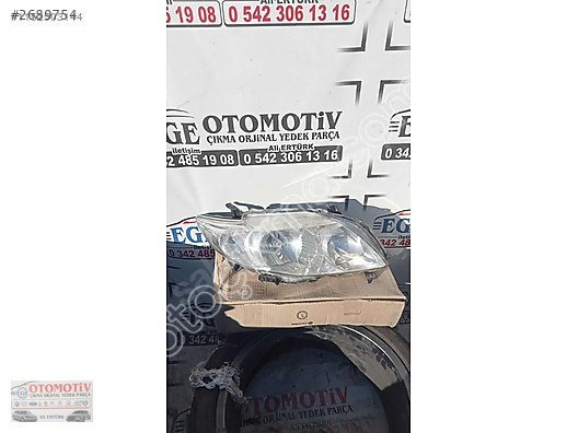 2007/2012 TOYOTA COROLLA SAĞ SOL FAR ORJINAL