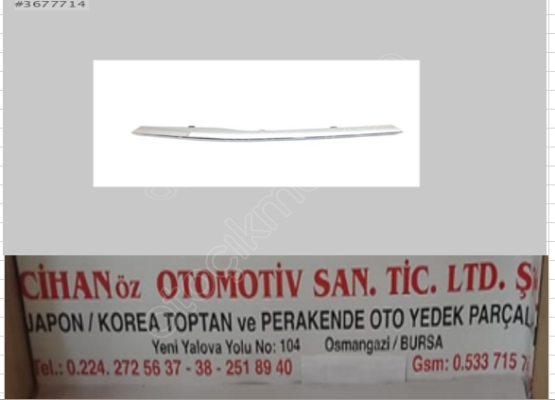 HYUNDAİ ACCENT BLUE SAĞ PANJUR KROMU  2015-2017