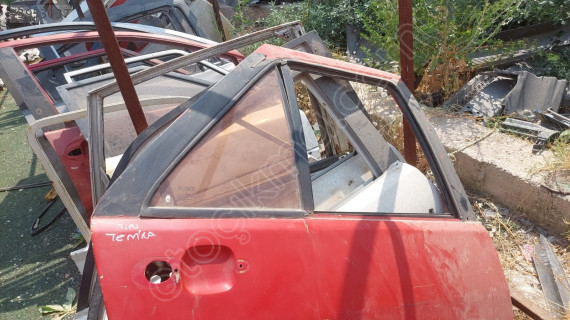 Tempra tipo sağ arka kelebek camı, cam fitili orijinal