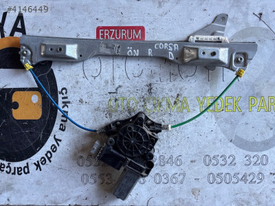OPEL CORSA D Orijinal sağ ön cam krikosu