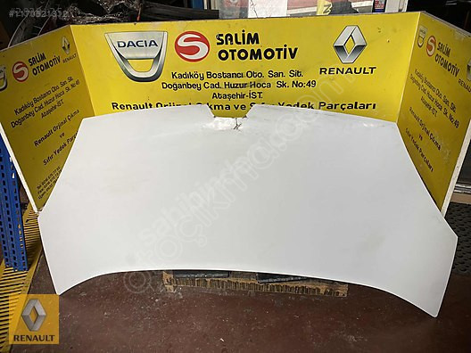 Renault Kangoo 4 Orjinal Çıkma Motor Kaputu ve Parçaları