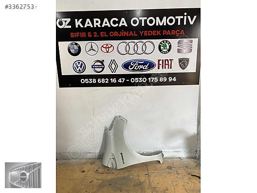 2012-2018 TOYOTA YARİS ÇIKMA ORJİNAL SAĞ ÖN ÇAMURLUK