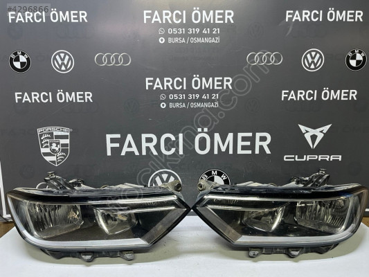 VOLKSWAGEN PASSAT B8 SAĞ-SOL TAKIM ÖN FAR ORJİNAL HATASIZ