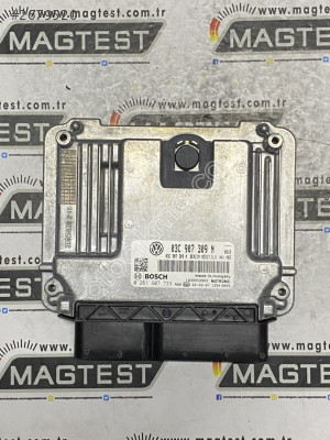 VW GOLF 1.4 TSI Motor ECU 03C907309N 0261S07733 MED17.5.5