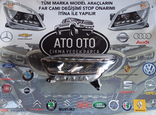 RENAULT CAPTUR ORJİNAL ÇIKMA SOL FAR AA