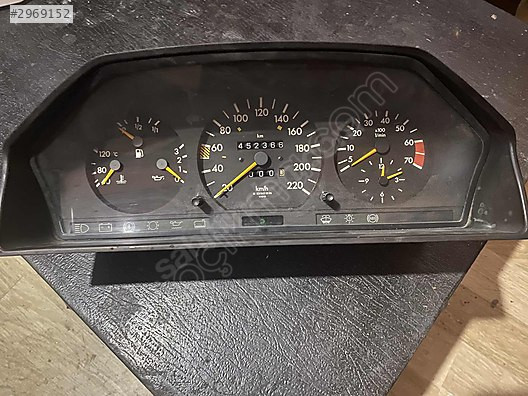 MERCEDES W124 KUSURSUZ KM GÖSTERGE PANELİ