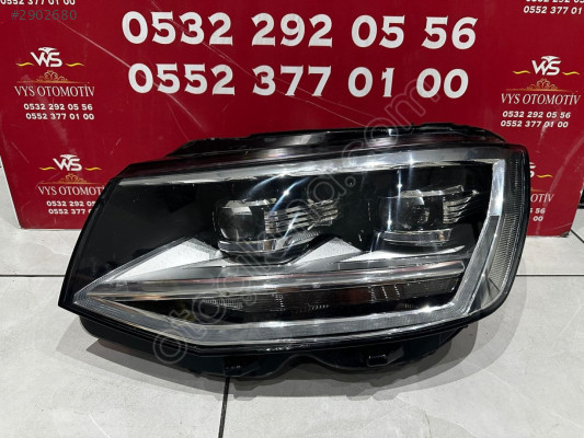 VOLKSWAGEN TRANSPORTER CARAVELLA LED MERCEKLİ SOL FAR ORJ ÇIKMA