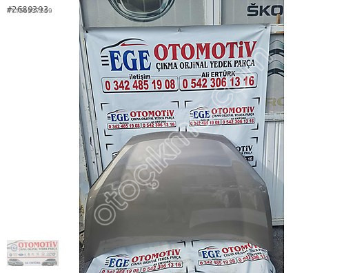 2015/2020 FİAT DOBLO BEJ RENK MOTOR KAPUTU ORJ HATASIZ BOYAS