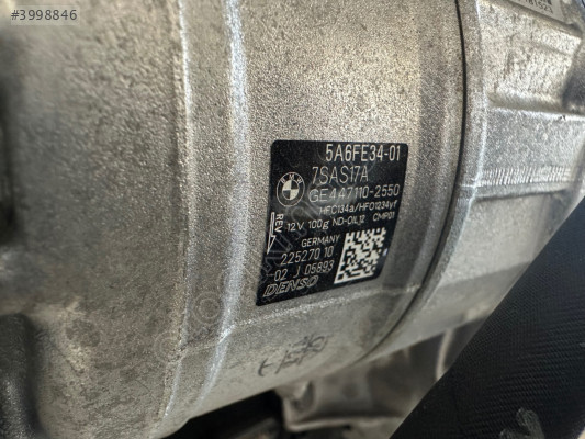 BMW G60 520İ KLİMA KOMROSÖRÜ ÇIKMA ORJİNAL 5A6FE34
