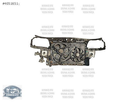 AUDİ A4 ÖN PANEL RADYATÖR SET FAN TAMPON DEMİRİ KOMPLE ORJİNAL
