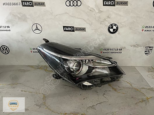 TOYOTA YARİS MERCEKLİ SAĞ FAR ORJİNAL