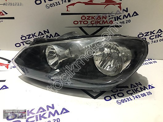 Volkswagen Golf 6 Modeli için Orjinal Sol Far