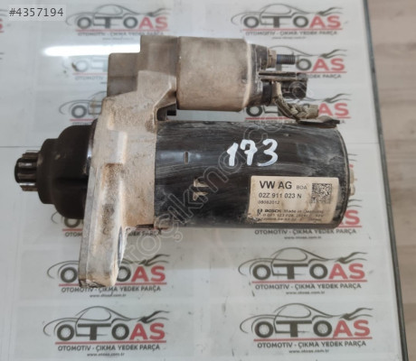 2012 VOLKSWAGEN CADDY MARŞ MOTORU 02Z911023N