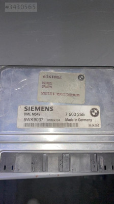 5wk9037 ms42 7500255 bmw e46 motor beyni 7 500 255