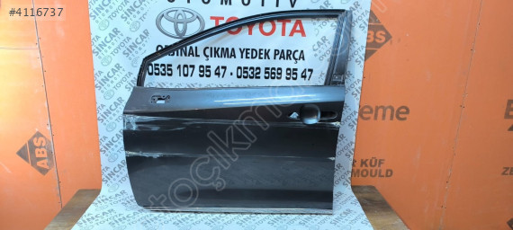 TOYOTA COROLLA 2019 2025 SOL ÖN KAPI ÇIKMA ORJİNAL