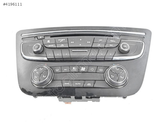 Peugeot 508 Radyo Müzik Klima Kalorifer Kontrol Paneli Düğmesi