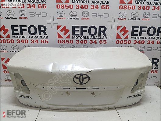 TOYOTA AVENSİS BAGAJ KAPAĞI ÇIKMA ORİJİNAL 2010-2014