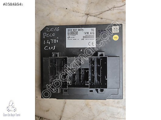 Volkswagen Polo Skoda Fabia BCM Merkezi Kontrol Modül 6C0937