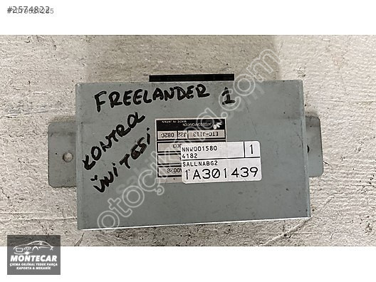 FREELANDER 1 KONTROL ÜNİTESİ ÇIKMA ORJİNAL MONTECAR