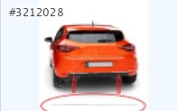 RENAULT CLIO V ARKA TAMPON CITASI KROM