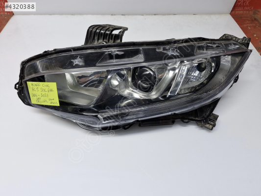 HONDA CİVİC FC5 SOL ÖN FAR LEDLİ 2016-2021 ORJİNAL SÖKME