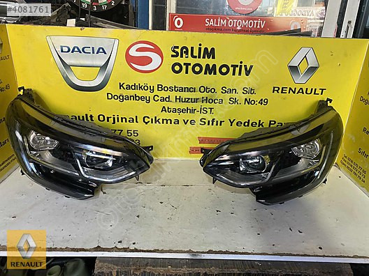 RENAULTR MEGAN 4 ÇIKMA ORJİNAL TOUCH SAĞ SOL FAR VE DİĞER PARÇAL